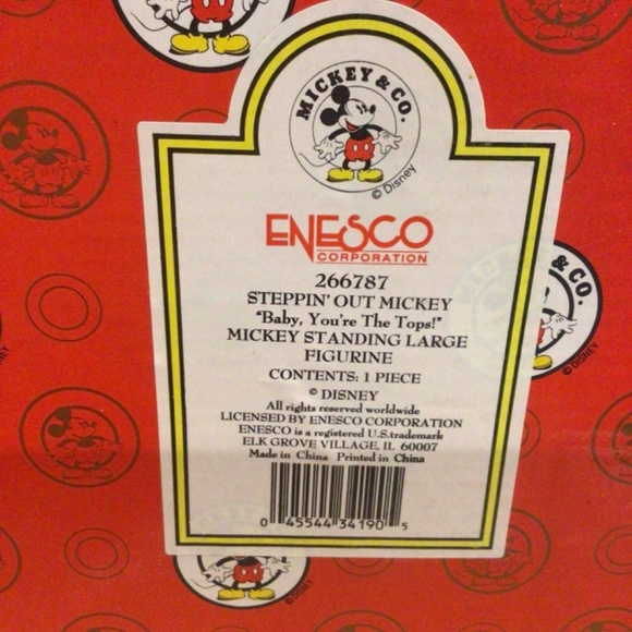 NIB Disney Mickey & Co. Enesco Corporation - Mickey Standing Large Figurine - Picture 3 of 3